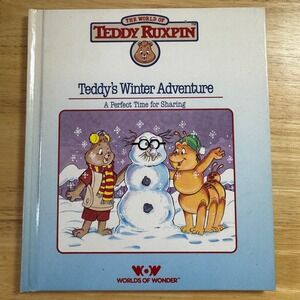 The World of Teddy Ruxpin Teddy's Winter Adventure Perfect Time for Sharing Book